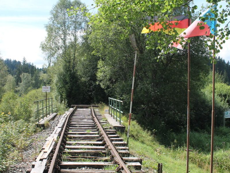 Nové Údolí: Die kürzeste internationale Eisenbahn der Welt