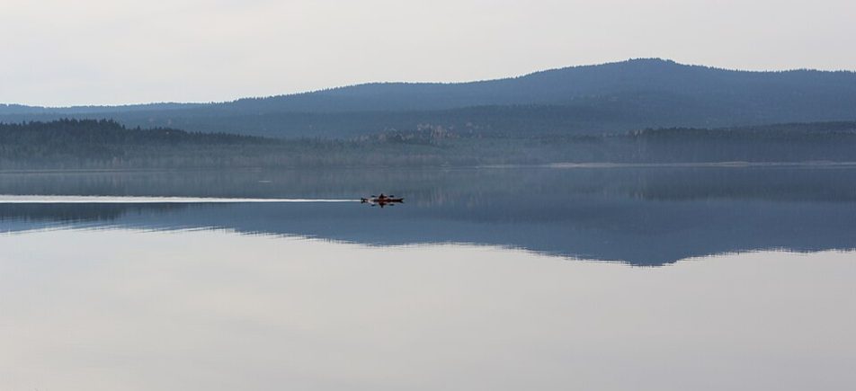 Baden in Dolní Vltavice: ruhiger Strandtag am Lipno-See