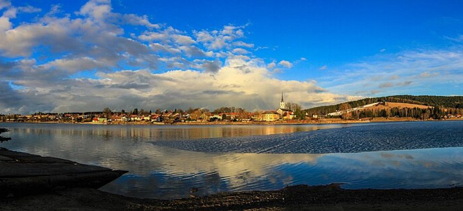 Svět pod hladinou in Frymburk: Aquarienwelt am Lipno-See