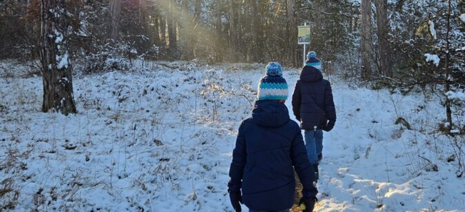 Schneeschuhwandern rund um Černá v Pošumaví